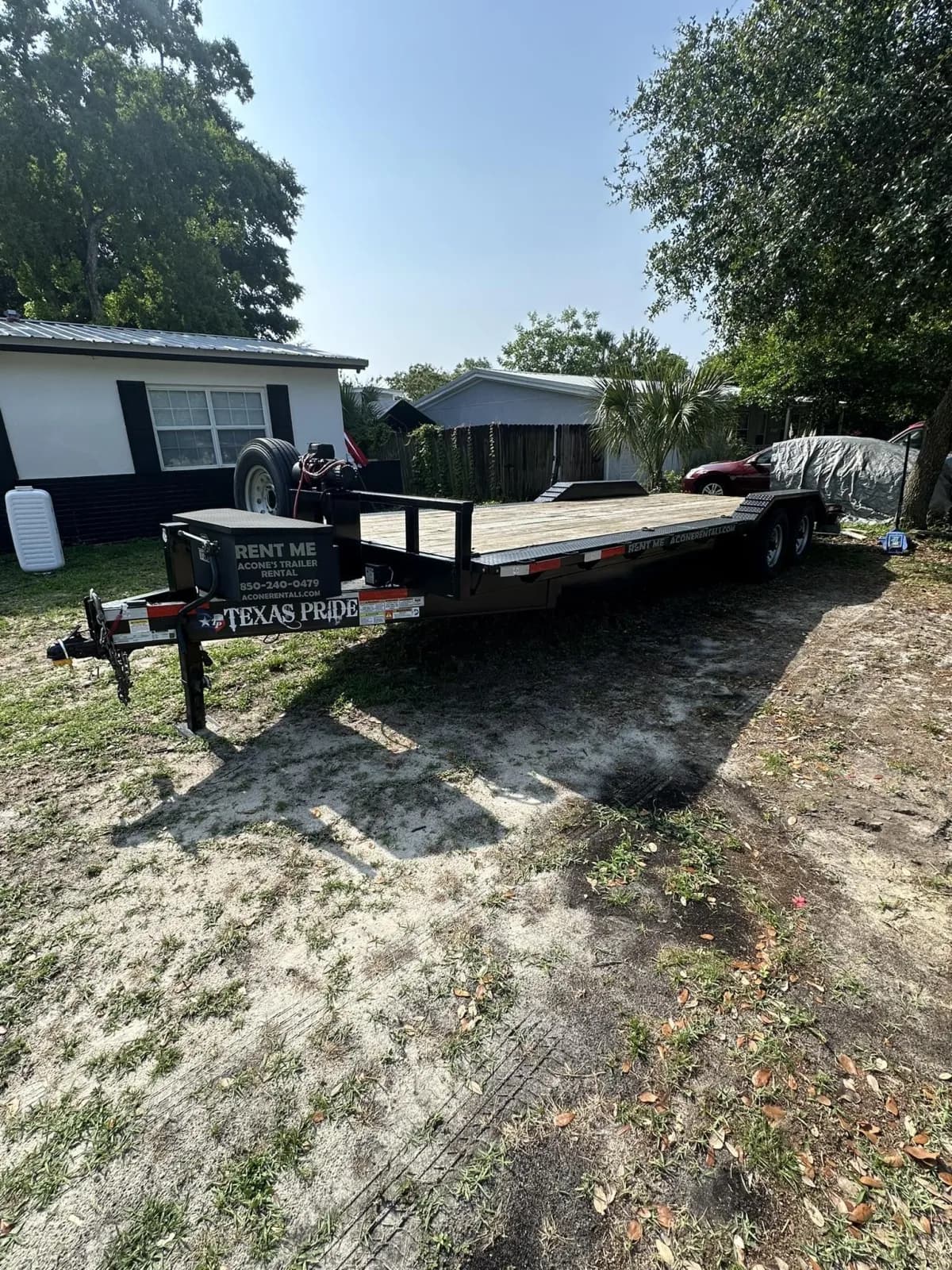 24ft Texas Pride Equipment Trailer